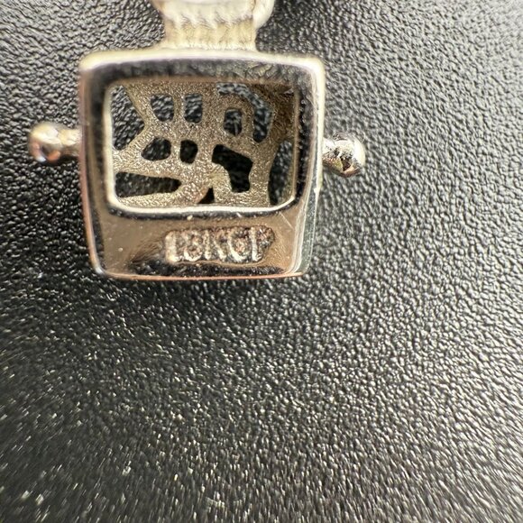 Multi-Stone 18K Gold Plated Bracelet With Chinese Symbols & Polished Natural Gem - Picture 11 of 12